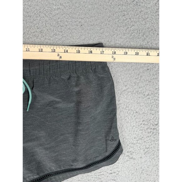 Prana Women's Mariya Shorty Shorts Dark Charcoal Gray Size Large SPF 50+ Stretch - Picture 5 of 12